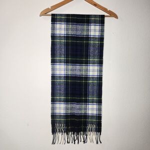Dress Gordon Green Plaid 100% Wool Scotland Scarf Tartan